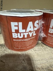 Typar Flashing Butyl 4″ x 75′ Peel & Stick Qty 4 Rolls