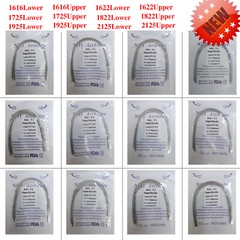 100PCS Alambre para Arco Dental NITI Rectangular Forma Natural Super Elástico