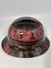 New Full Brim Hard Hat Custom Hydro Dipped ALABAMA CRIMSON TIDE BAMA ABSTRACT