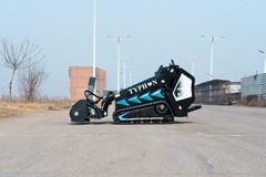 Hydraulic Snow Blower Attachment for Mini Skid Steer TYPHON STOMP X1300 & 509