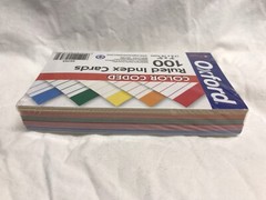 NEW SEALED Oxford Color Coded Ruled Index Cards 3 x 5 #04753