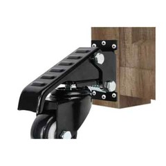 Everbilt 2-1/2 in. Black Workbench Caster Kit with 600 lbs. Load Rating (4-Pack)