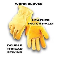 Iron Fencer Leather Work Glove 207 Large Cowhide Leather Fencing Gloves For Men