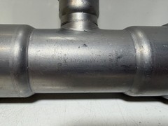Viega MegaPress G 25366 Reducing Tee 1-1/2″x1-1/2″x3/4″ -With HNBR Carbon Steel