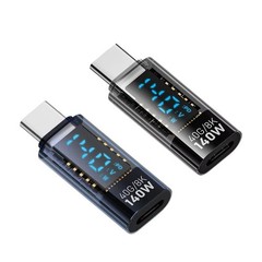 USB C Adapter LED Wattage Display 140W 40Gbps 8K USB C Extension PD3.1 Type1604