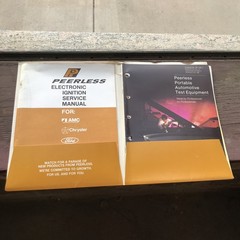 Vintage Peerless Instrument Diagnostic Salesman Training Paperwork Flyers Manual