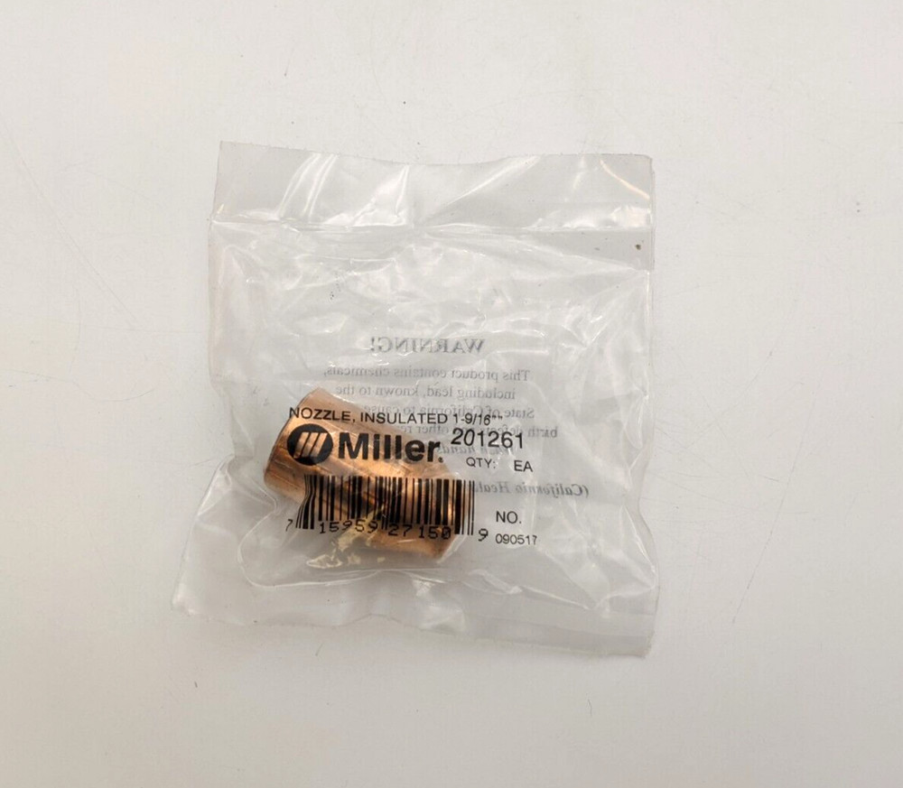 Miller 201261 Insulated Nozzle 1-9/16″ For FC-1150 MIG Gun Welding Equipment NOS