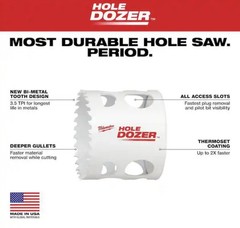 Milwaukee 4-1/2 in. Hole Dozer Bi-Metal Hole Saw
