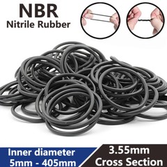 3.55mm Cross Section Nitrile Rubber O-Rings Seals 5mm – 405mm ID O Ring Sealing