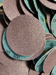200 DISC LOT 3M Roloc Abrasive Sanding Die Grinder Discs 2″ 100 Grit w/ mandrel