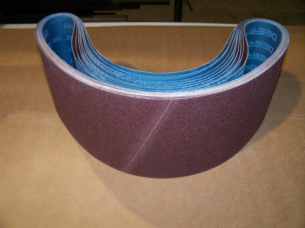 PREMIUM A/O, X-WEIGHT SANDING BELTS 6″ X 48″, 5 – PACK, 80-GRIT