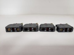 TELEMECANIQUE ZBE-102 AUXILIARY CONTACT BLOCK (LOT OF 4) NNB