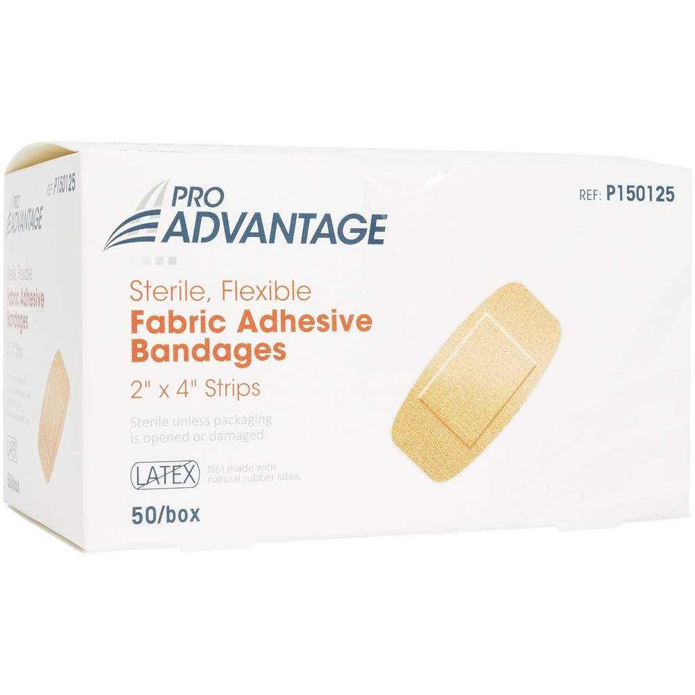 ProAdvantage P150125 Flexible Large Adhesive Bandages 2″ x 4″ (Pack of 100)