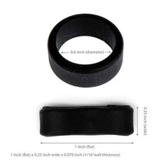 Grifiti Band Joes 1/4 1 x 0.25 inch Mini Silicone Rubber Bands 20 Pack 0.64 inch