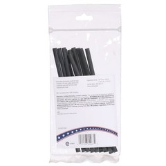 3M Eps300-3/16-6″-Black-10-10 Pc Pks Adhesive Lined Heat Shrink Tube, Thin