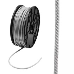 3/32 In. X 250 Ft. Galvanized Vinyl Coated Steel Wire Rope