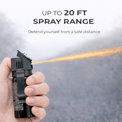 Burn Pepper Spray 1.35oz Police Strength OC Personal Safety Self Defense