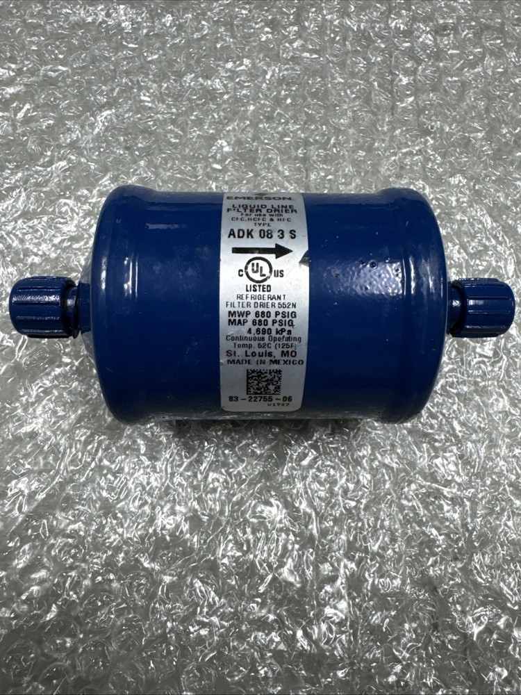 Emerson, 3/8″ ODF Solder, ADK 08 3 S, Liquid Line Filter Drier