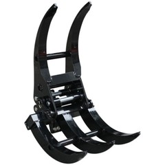 NEW Mini Excavator Grab Bucket Attachment for 0.8-1.5T Excavator Free Shipping