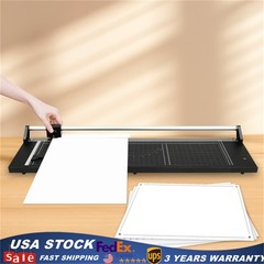 36″ Paper Cutter, Manual Precision Rotary Paper Trimmer For Film, Art Cardboard