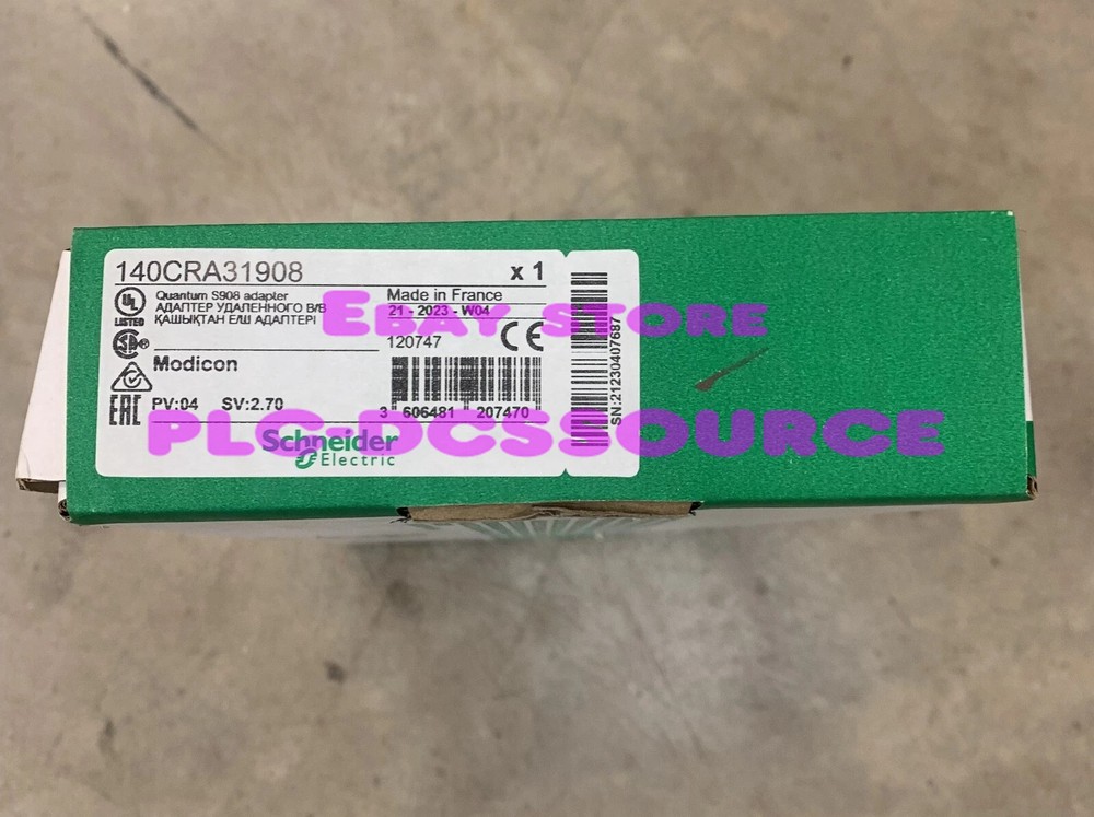 Schneider Modicon QUANTUM 140 140CRA31908 PLC Module Via FEDEX/DHL