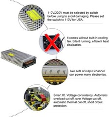 120W Switching Power Supply DC 24V 5A Transformer Regulated (120W)