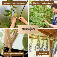 2mm 164FT, 600FT, 1200FT, 1800FT Natural Jute Twine Rope String | 164FT, 600F…