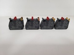 TELEMECANIQUE ZBE-102 AUXILIARY CONTACT BLOCK (LOT OF 4) NNB