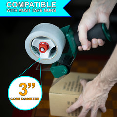 Up to 144 Rolls Carton Sealing Clear Packing Shipping Box Tape 2″ or 3″ x 110 Yd