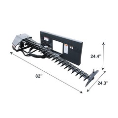 Wolverine 72” Sickle Bar Mower Skid Steer Attachment Brush Cutter For Bobcat.