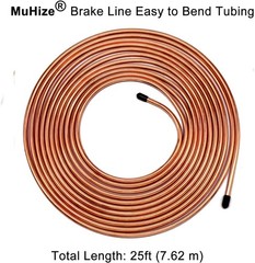 Brake Line Kit MuHize Copper Coated 25 Ft 3 16 New