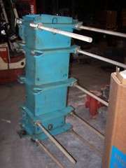 SUPERCHANGER STAINLESS STEEL PLATE HEAT EXCHANGER 222 SQ/FT UX-216-HP-57