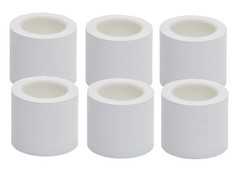 Vinyl PVC WHITE Floor Safety Lane Marking Tape (OSHA) 4″ X 36YDS 6 MIL (6 ROLLS)