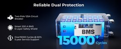48V 314AH 16.07kWh Lithium Battery LiFePO4 Vertical Standing RV Solar Backup UPS