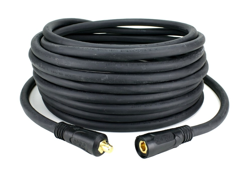 200 Amp Welding Lead Extension – Dinse 10-25 Male/Female Connectors – #2 Cable
