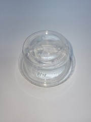 2 oz Plastic Clear Portion Cups Sauce Souffle Cup With Lids (Set Of 125)