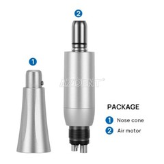 NSK Dental Hygiene Prophy Handpiece Air Motor 4Holes & 4:1 Nose Cone 360° Swivel