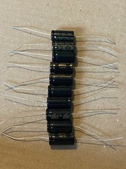 10pc Electrolytic Capacitor Axial 2000hr +105℃ 22uF 100V φ10x20mm Supertech