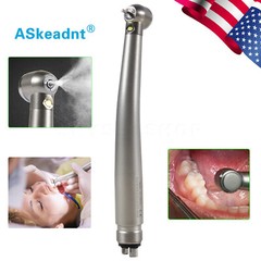 Askeadnt Dental Self Power LED Handpiece High Speed Turbine 4 Hole Midwest