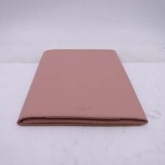 POKETO Leather Medium 9-1/2″ x 7″ Minimalist Folio V2 in Blush 6 Pocket Interior