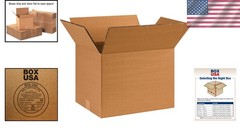 Eco-Conscious Heavy Duty Shipping Boxes, 15-Pack | 16″L x 12″W – 100% Recyclable
