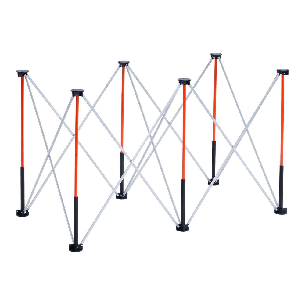 Portable Collapsible Workstand 2500lb 4.15×2.18ft Aluminum Foldable