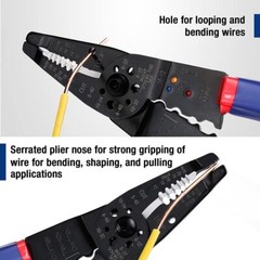 WORKPRO Wire Stripper Set 8″ Multi-Tool Stripper 8″ Self-Adjusting Wire Stripper