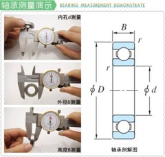 2PCS EE6 3/4 x 1 5/8 x 5/16 Inch Open Miniature Bearing 19.05*41.27*7.93mm