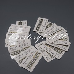 20 Pcs/Set Dental Bracket Mini/Standard Roth/Edgewise/MBT 018/022 3/345/No Hook