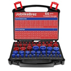 High-Quality Thread Checker Kit with Foam Storage for Standard and Metric Sizes