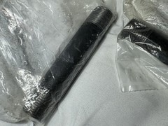 Bulk Lot of (7) 1/2″ x 4-1/2″ Black Steel Pipe Nipples -Schedule 40 – 12108 -New