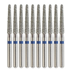 Multi-Use Dental Diamonds Bur Chamfer FG 850/016M Round End Taper Medium Grit
