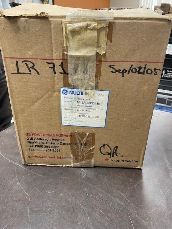 GE PLE3PNLDG02 POWER LEADER EPM ELECTRONIC POWER METER 277V 50/60HZ 10AMPS