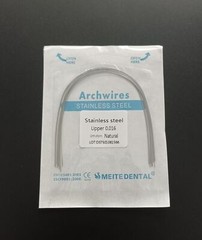Dental Orthodontic Stainless Steel Arch Wires Round Wire Ovoid/Natural 10pcs/bag